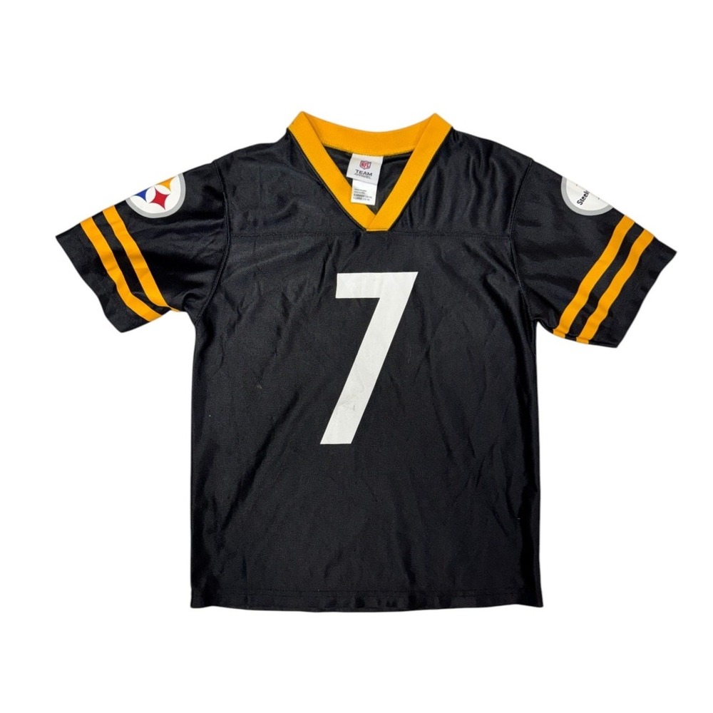 Pittsburgh Steelers Ben Roethlisberger 7 NFL Jersey Youth Large Black Nike